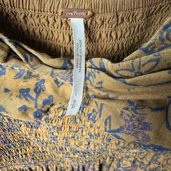 Free People Sundrenched Printed Maxi in Dusty Olive Combo - Picture 4 of 7